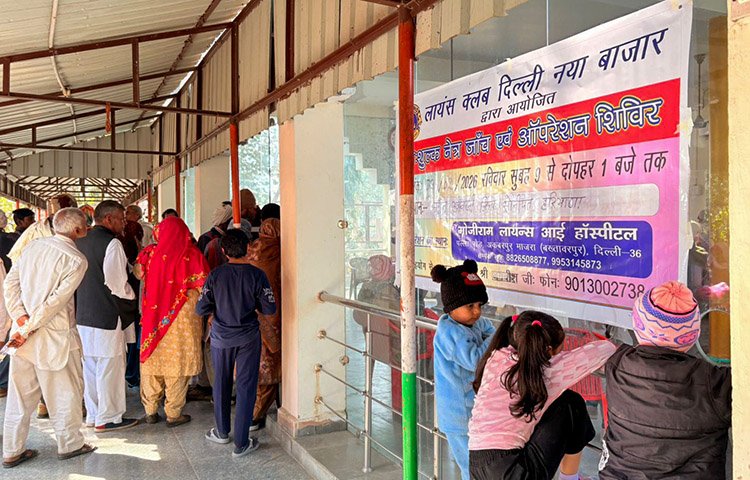 Empowering Vision: Free Vision & Cataract Camp by Lions Club Delhi Naya Bazar